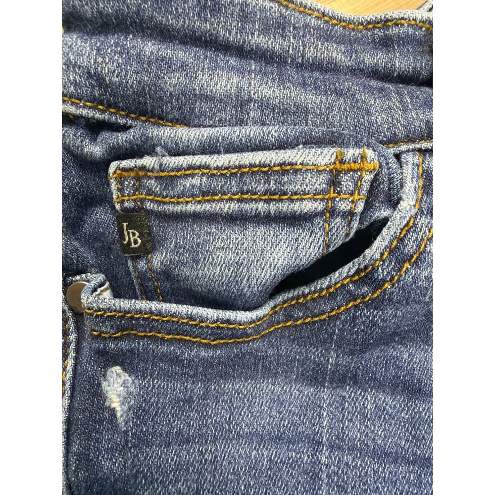 Judy Blue Skinny Jeans Dark Wash Distressed Denim JB82135DK Womens Size 3 26 - Picture 5 of 8